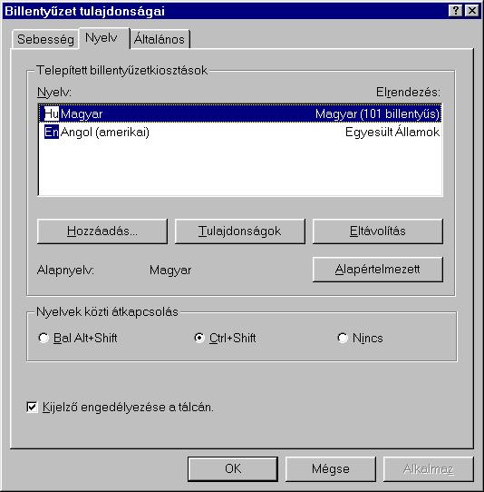 Windows 98 : www.pszfsalgo.hu, : radigyorgy@gmail.com, : 30/644-5111 Megjegyzés. Ezen pontok átállítása a Windows 98 újraindítását eredményezheti.