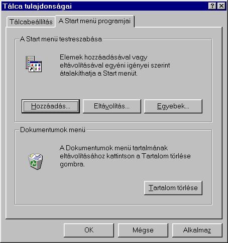 : www.pszfsalgo.hu, : radigyorgy@gmail.com, : 30/644-5111 Windows 98 Óra megjelenítése Egy órát jelenít meg, az aktuális idıvel. Duplán kattintva erre a Tálcaelemre beállíthatjuk az órát (ld.