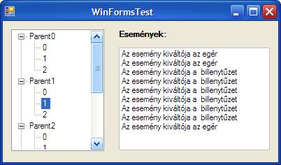 174 Ez az eseménykezelő azonban csak a Node kiválasztását figyeli, de mi esetleg szeretnénk a kinyit/becsuk eseményre is feliratkozni, ezek az AfterExpand és AfterCollapse