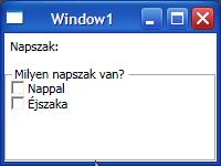 238 A Visual Studio ban az IntelliSense nem támogatja az adatkötéseket, így a Binding et sem fogja felajánlani, nekünk kell beírni.