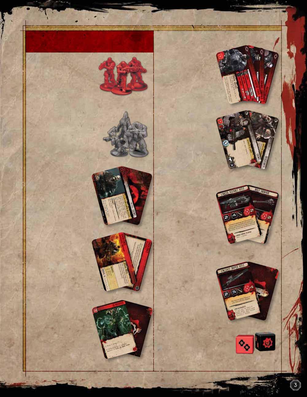 Tartozékok részletesen COG figurák E piros figurák jelképezik a játékosok által irányított karaktereket a Gears of Warban. Helyzetük a térképen az irányított karakter helyét jelöli.