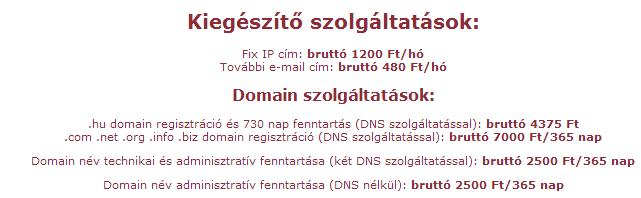 - Ft/db 1-10 db Plusz e-mail cím 240.- Ft + ÁFA = 305.- Ft/db 10 db fölött Plusz e-mail cím 280.- Ft + ÁFA= 356.