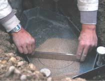 replacement methods (sand, water,