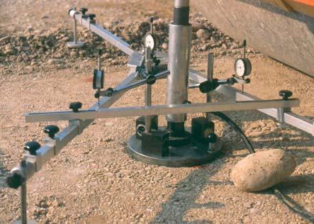 notching attachment guide rod falling weight spring-damperelement measurement of acceleration