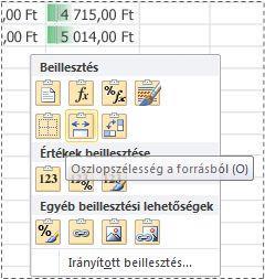 Új diagramábrázolási korlátozások: Az Excel 2010 programban megszűnt az egy diagramban létrehozható adatpontok számának korlátozása, így ennek a számnak már csak a rendelkezésre álló memória mérete