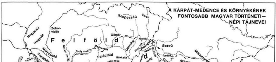 4. A népdalok díszítése a magyar népzenei dialektusokban 8. ábra. Magyar népzenei dialektusok térképe 11 A magyar népzenei dialektuterületeket Bartók Béla 1924.