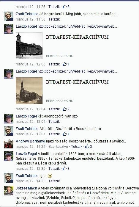 nélkülünk is Tisztázás Facebookon a Budapestképarchívum