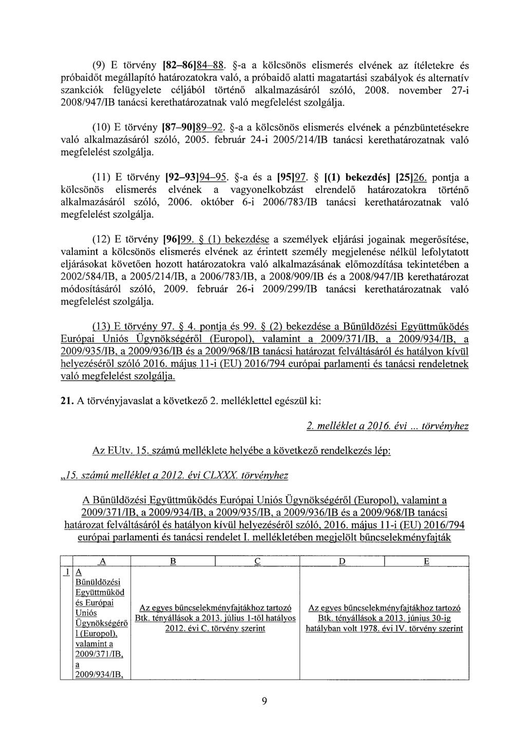(9) E törvény [82-86]84-88.