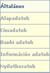 Ezt a hibaüzenetet akkor kapja, ha valamely kötelező mezőt vagy mezőket nem töltött ki az űrlapon. Az alábbi füleken végighaladva töltse ki a regisztrációs adatlapot.