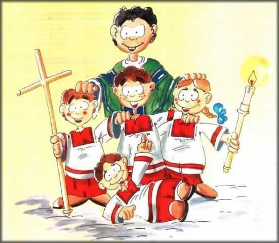 Én már 3 éve ministrálok, amit nagyon szeretek. Örülök, hogy szolgálhatom Jézust. Az is nagyon jó, hogy nem kell a miséken ágaskodnom, hogy mindent láthassak. A társaság is nagyon jó.