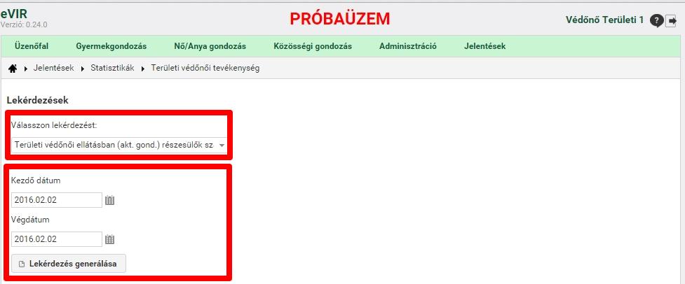 13.2.3.2 Területi védőnő gyermekvédelemmel kapcsolatos tevékenységéről 13.2.3.2.1