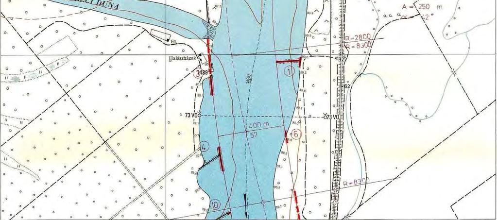érkező vízhozamok mellet, a vízszintek folyamatos csökkenéséhez vezet.