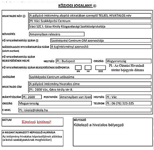 3. SZC-s intézményeknek: 18.