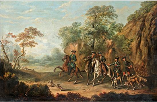 Ridinger, Johann Elias (Ulm, 1698 Augsburg, 1767): Vadászat és