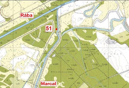 Messstelle 50: Marcal, bei der Mündung in die Raab