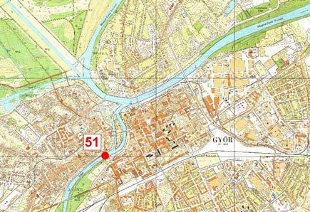 Mintavételi hely: Győr, E5-közúti híd A Rába közúti