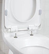 A Quick Release, egy olyan újítás, amellyel egy könnyed mozdulattal kipattintható a WC-ülőke a zsanérból, így a WC teljes felülete könnyedén