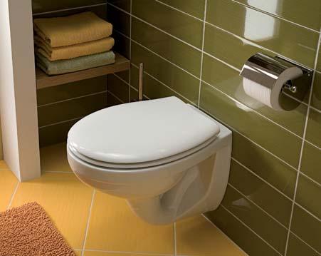 A mosdók és a WC-kagylók modern alakja bármilyen stílusban megállja a helyét, és a funkcionalitásával is meggyőz minden vásárlót.