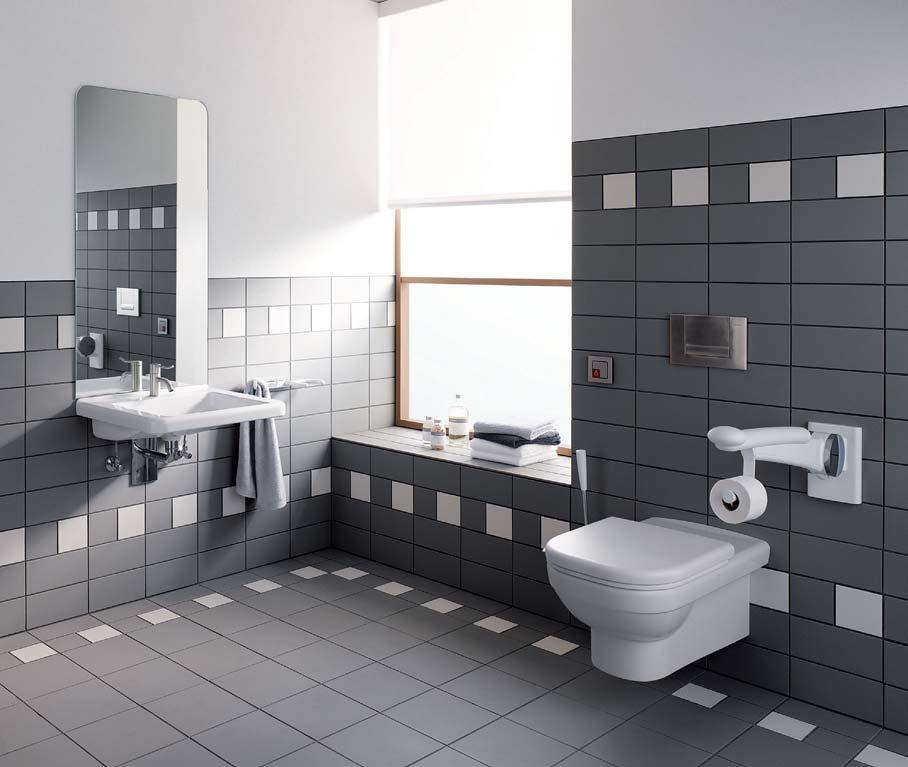 KERATECT 30 ÉV GARANCIÓ Könnyű tisztítás: kerámia, kérésre KeraTect mázzal A WC ülőke speciálisan tervezett ütközői megakadályozzák az ülőke csúszását a WC csésze kerámia élén.