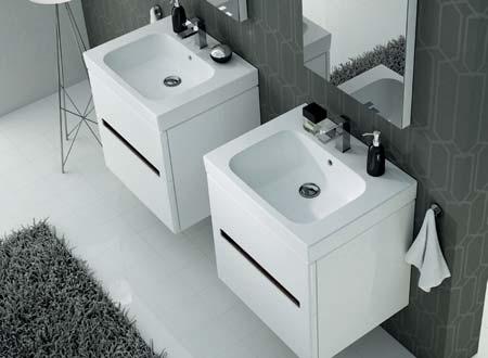 MODO MODERN DESIGN JÓ ÁRON Szögletes mosdók három méretben, hozzá egyszerű mosdó