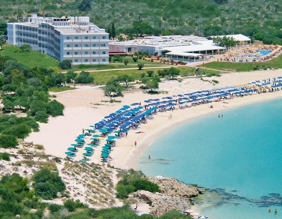 Asterias Beach Hotel **** Utasaink értékelése: Fekvése: nyugodt természeti környezetben, a csodálatos Makronissos Bayen épült, az elmúlt években felújított százkilencvenhét szobás szálloda, Ayia Napa