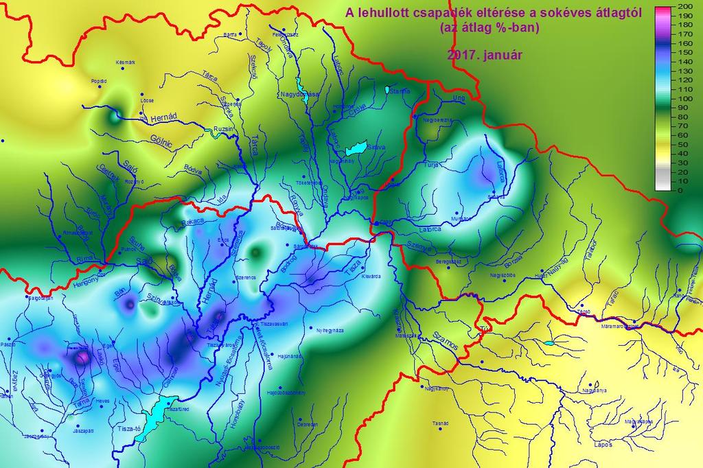 mennyisége a vízgyűjtőkön 21.