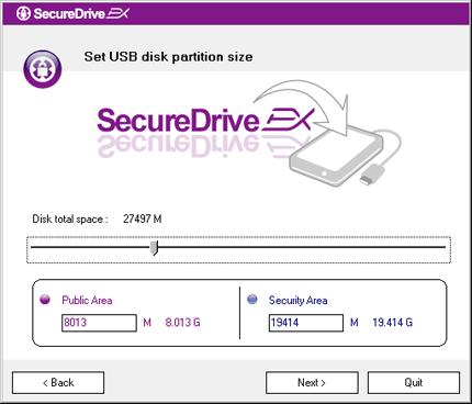 Dugja be újra a gazdaszámítógépbe a Data Safe III készüléket, majd a folytatáshoz kapcsolja be a tápellátását. 8.