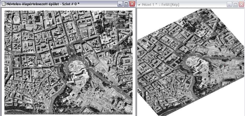 11. 2D elemek 1209 11.8.7. Google Earth Segédprogram Az ARCHLine.XP Google Earth Segédprogrammal az építészeti 3D modell és a valós környezet élő kapcsolatba kerül egymással.