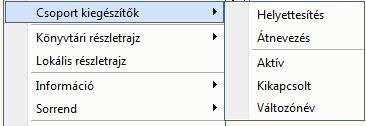 1228 11.9. 2D-s csoport 11.9.6. Csoport kiegészítők 11.9.6.1. Csoport helyettesítése Bevezetés Használat Az azonos elemek cseréjével egy lépésben helyettesíthetők a rajzon kiválasztott azonos csoportok egy adott, tetszőleges másikkal.