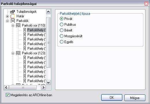 1478 15.9. Parkoló tervezés 15.10.6. Parkoló frissítése Az ARCHLine.