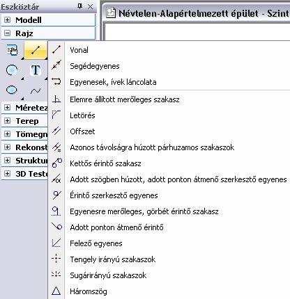 11. 2D elemek 1089 11.2.1. Vonal tulajdonságai A vonal létrehozása előtt állítsa be a vonal globális tulajdonságait.