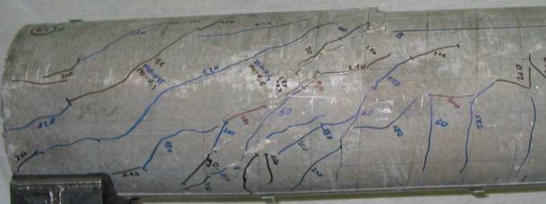 Mérési diagramok: 5,5-14-75 591-dp jelű próbatest adatlapja (6b) 2 Erő- lehajlás diagram 18 16 14 12 1 8 6 4 2 5 1 15 2 C lehajlás [mm]