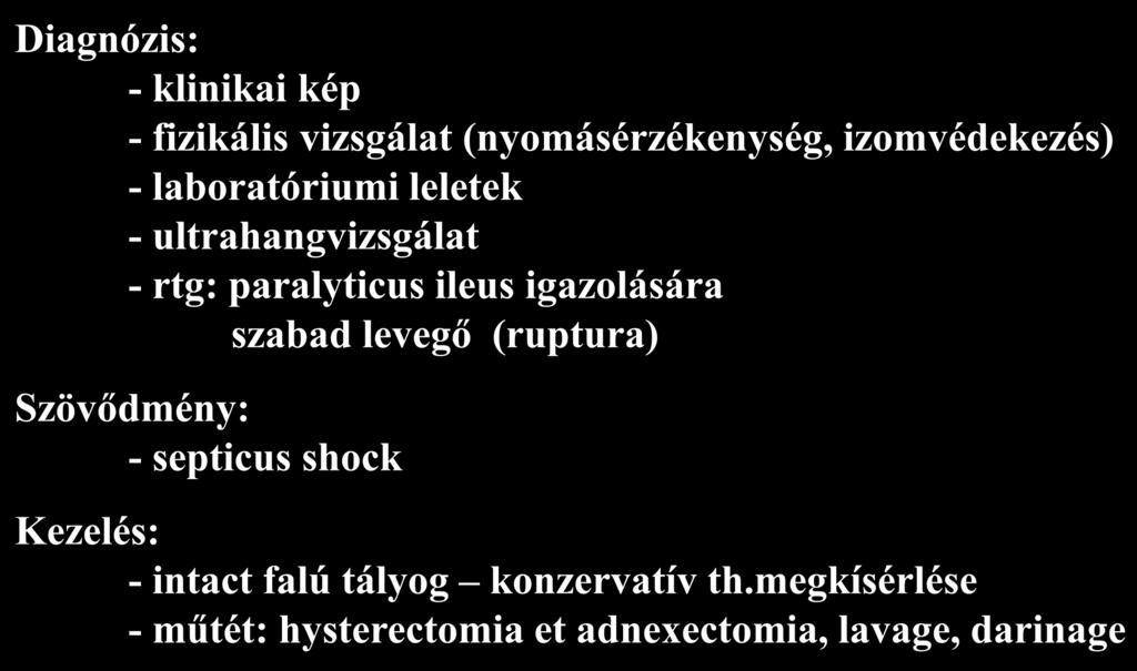 Tályogképződéssel járó kismedencei gyulladás (2.