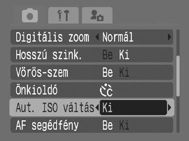 Néhány felvételi módszer 105 A készülék bemozdulása hatásának csökkentése (Automatikus ISO-váltás) Lásd: Az egyes felvételi módokban elérhető funkciók (228. oldal).