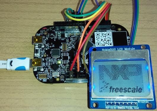 Hardver követelmények: FRDM-KL25Z kártya Nokia5110 kijelző Összekötési vázlat Arduino kompatibilis
