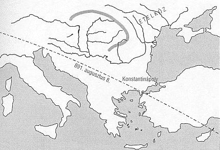 A magyarok honfoglalása "Napfogyatkozás állt be, éjjel lett a hatodik órában és a csillagok megjelentek.