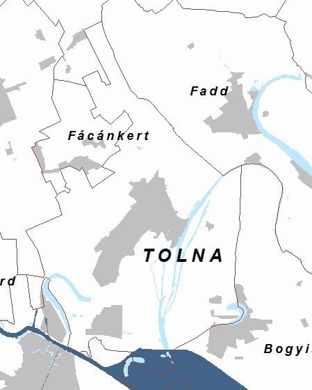 A megyei területrendezési terv szerint a település keleti- és déli területeit érinti az árvízveszélyes terület övezete. 1.18.2.