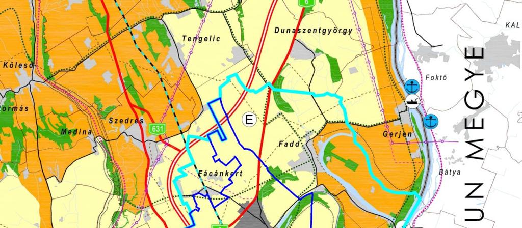 41 1.3.3 Tolna a megyei területrendezési tervben 1.3-10.