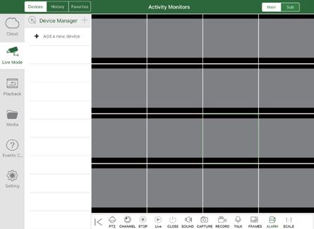 Érintse meg Local View, hogy hozzáférjen az App felületéhez.