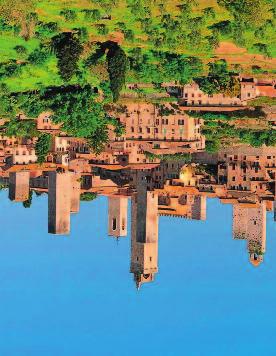 Továbbutazás a "Tornyok városába", mely Olaszország egyben Toszkána egyik gyöngyszeme és legkülönlegesebb hangulatú városa, a középkori felhőkarcolókkal tarkított, etruszkfalakkal körülvett San