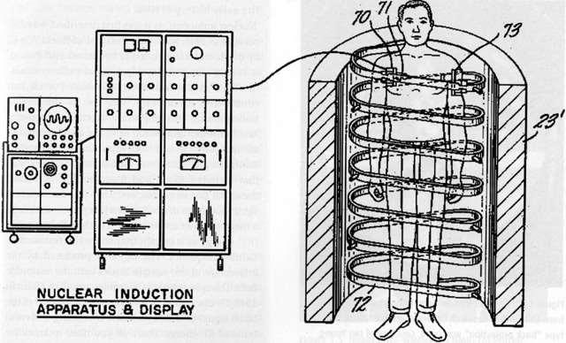 1972 - Raymond Damadian applies for a patent, which describes the concept of NMR being