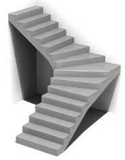 Alaprajzi elrendezés szerint lépcsőinknek két fő típusa van: Leier egyenes karú lépcső, Leier húzott karú lépcső (L alakú és U alakú).