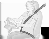 52 Ülések, biztonsági rendszerek Biztonsági övek A biztonsági övek a gépkocsi erős gyorsulásakor és lassulásakor reteszelődnek, hogy az utasokat ülő helyzetben tartsák.