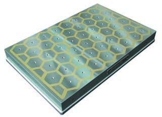 06-150 Mágnesasztal permanens, köszörüléshez és szikraforgácsoláshoz p=1,9 mm