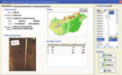 A program egyszer sz rési és statisztikai vizsgálatokra is képes, illetve export-import szolgáltatást (CSV mentés) tartalmaz. 1. ábra A MARTHA számítógépes adatbázis kiszolgáló felülete 2.