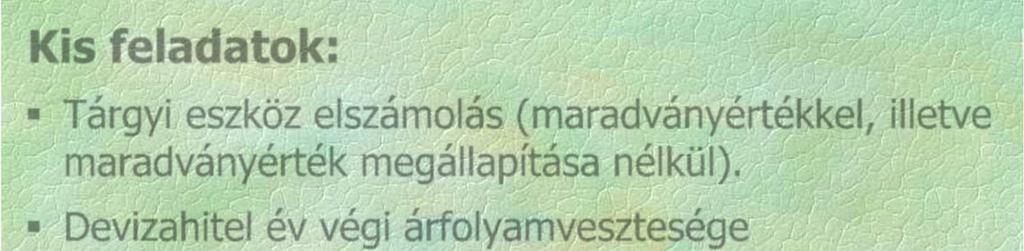 Leltározással, leltár értékeléssel kapcsolatos döntések. Önköltségszámítási szabályzattal kapcsolatos döntések.