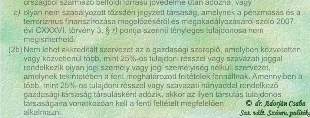 továbbképzések szervezésével és lebonyolításával kapcsolatban megszerzett jövedelme az EGT államán kívüli adóilletősége szerinti országban kedvezményesebben adózna (a jövedelemre kifizetett végleges,