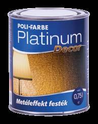 Platinum Decor Metáleffekt festék a festett felület a