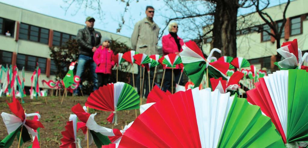 G A L É RIA A magyar szabadság ünnepe Az 1848 49-es forradalom és szabadságharc százhatvankilcedik évfordulójára emlékezett Újpest Önkormányzata