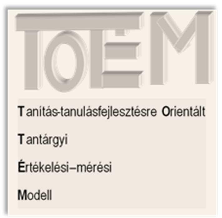 Az iskolai alkalmazásban is tesztelt modellt TOTEM néven ismertették 2004-ben a pécsi kémiatanári konferencián. A modell műfaját és felhasználhatóságát tekintve (legalább) kettős.